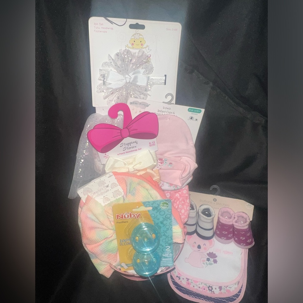 Newborn Easter Basket 6pc All Items Included
